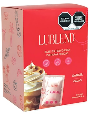 Bebida en polvo Latte de cacao Lublend 10 sobres de 50g cada uno