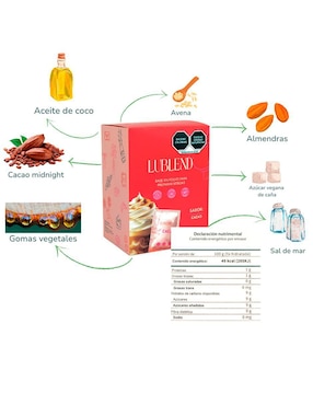 Bebida en polvo Latte de cacao Lublend 10 sobres de 50g cada uno