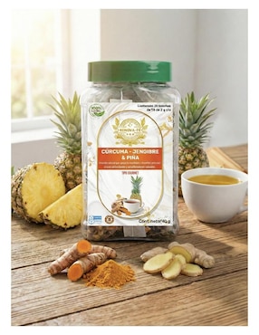 Tisana sabor cúrcuma y jengibre en sachet Renovagren 40 g