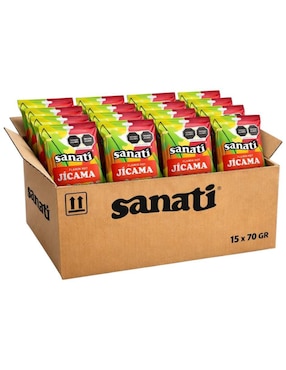 Caja de Chips Jicama Flamin Hot Sanati 70 g