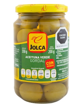 Aceituna Con Hueso Gordal Jolca 350 G