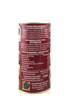 Aceitunas rellenas de jamón serrano Jolca 300 g