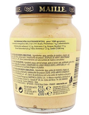 Mostaza Dijon Originale Maille 215 g