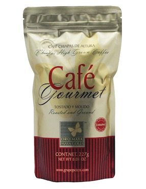 Café molido sabor tostado de México Oro Maya 227 g