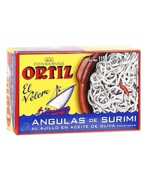 Angulas De Surimi En Aceite De Oliva Conservas Ortiz 115 G