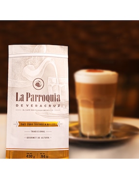 Café molido sabor tostado de México La Parroquia Gourmet de Altura 430 g