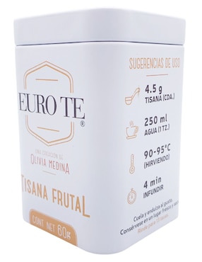 Tisana sabor Maracuyá en flores y frutas deshidratadas Euro Te 60 g
