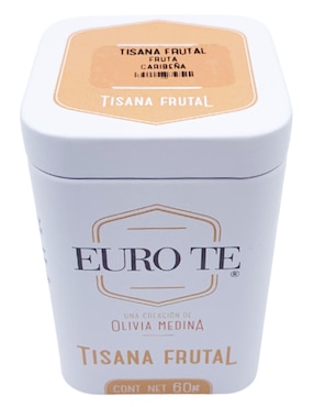 Té Frutal en flores y frutas deshidratadas Euro Te Caribeña 60 g