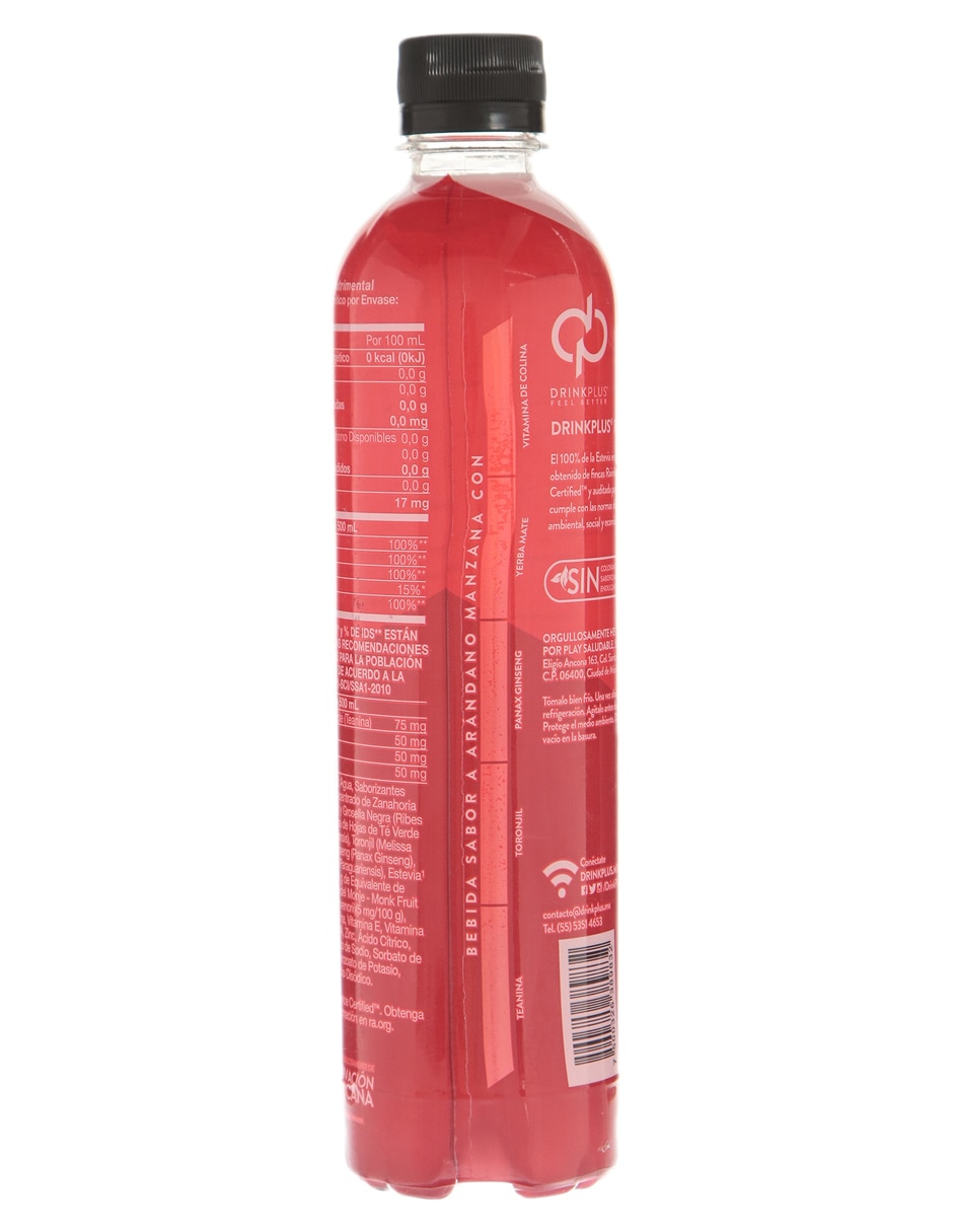 Agua infusionada sabor Arándano y manzana 3