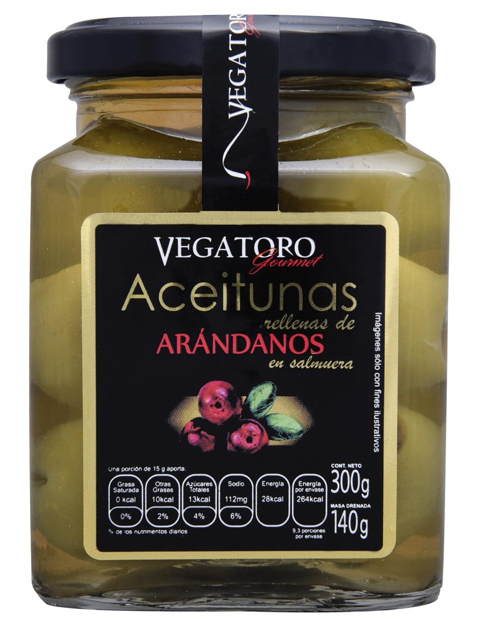 Aceitunas Rellenas de Arándanos en Salmuera 300 g