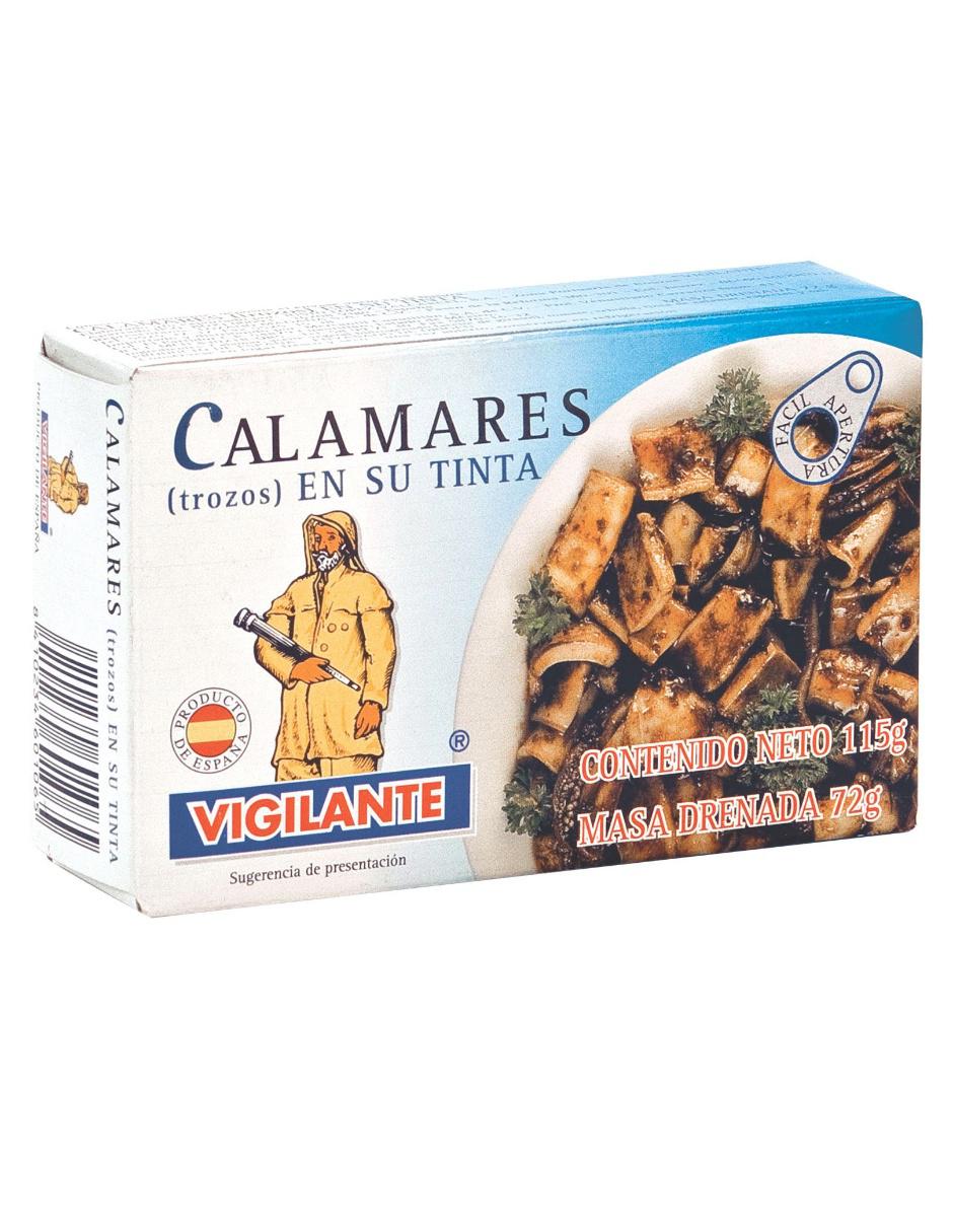 Trozos de calamar en su tinta 115 g