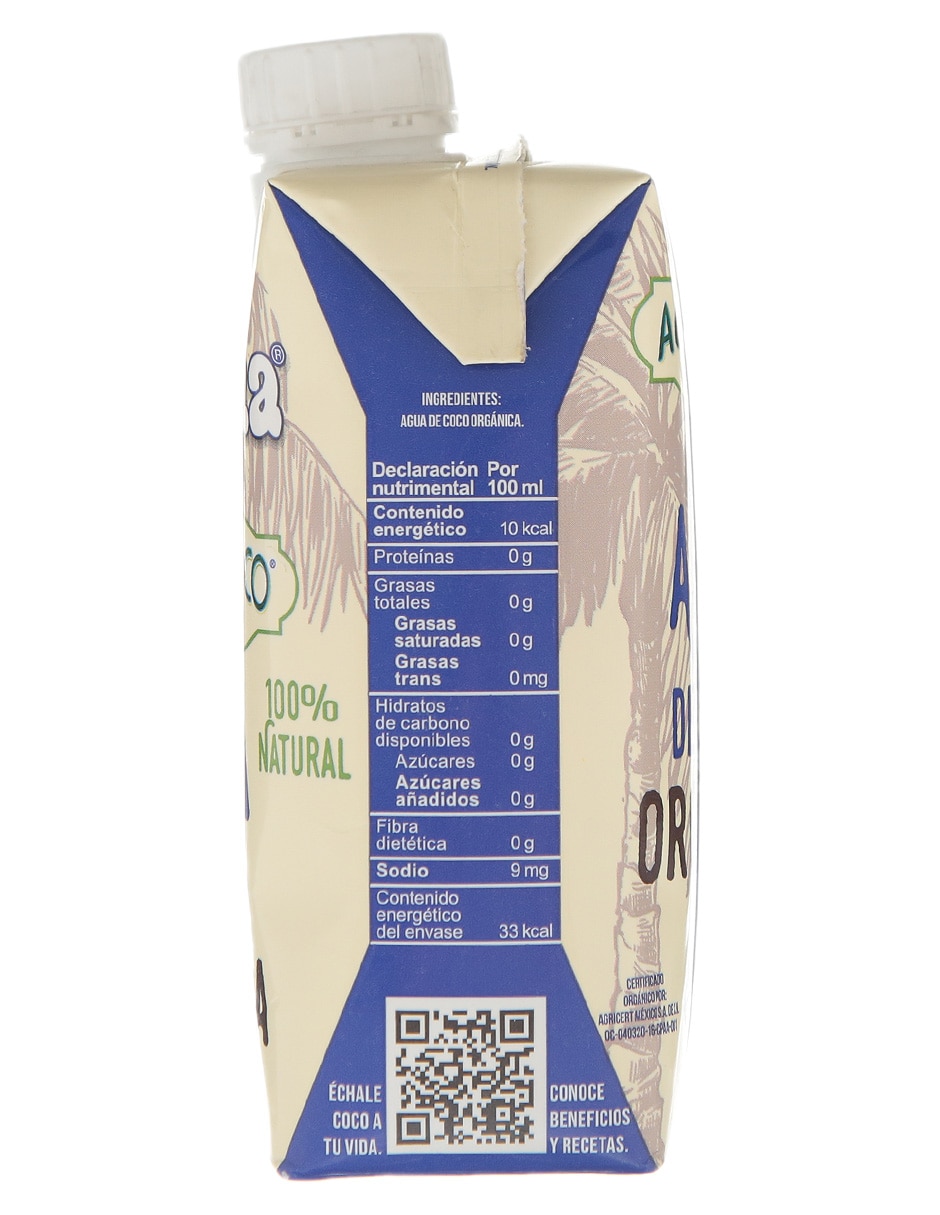 Agua natural sabor Coco 4