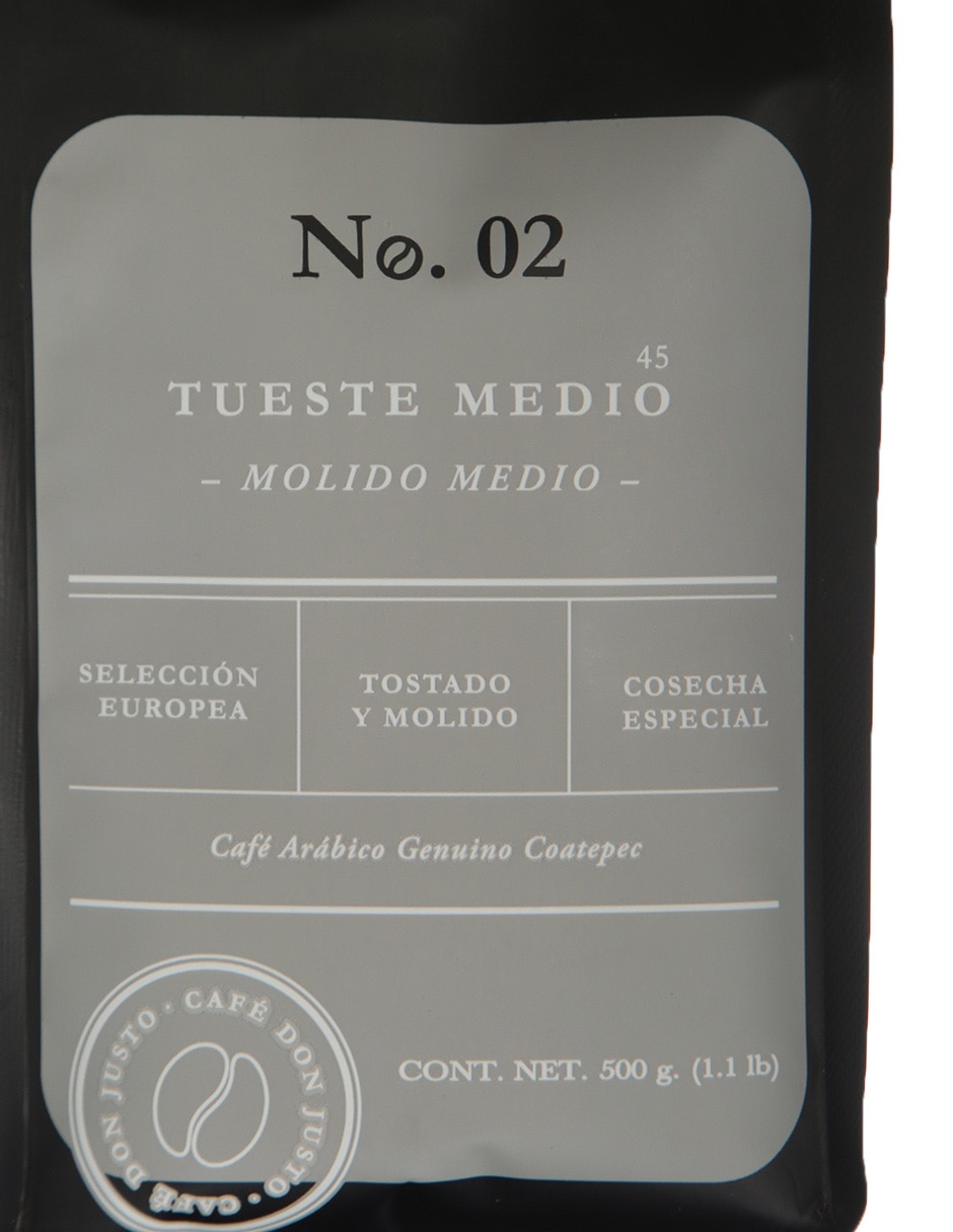 Café molido sabor natural de México No. 02 Tueste Medio 500 g 4