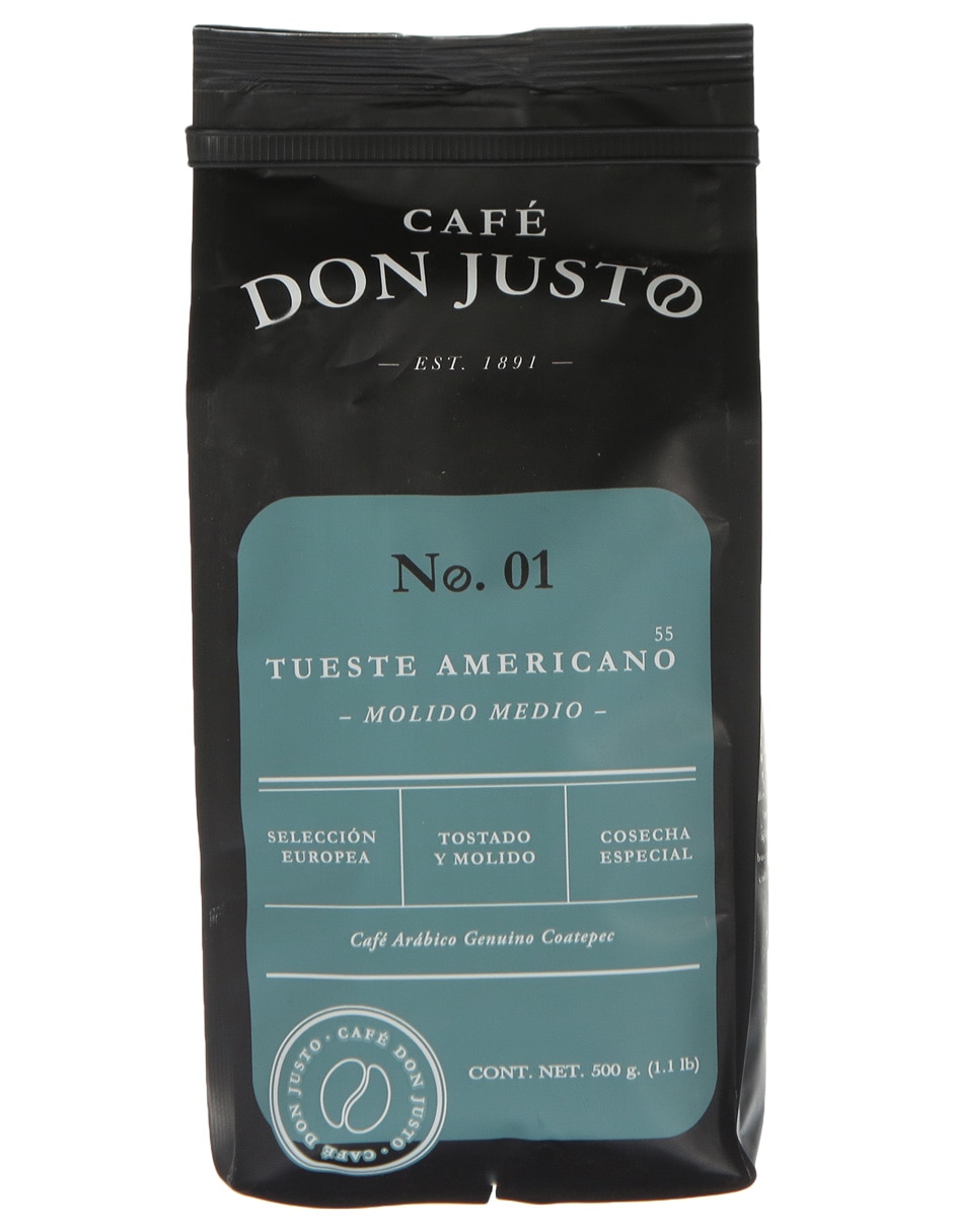 Café molido sabor natural de México No. 01 Tueste Americano 500 g