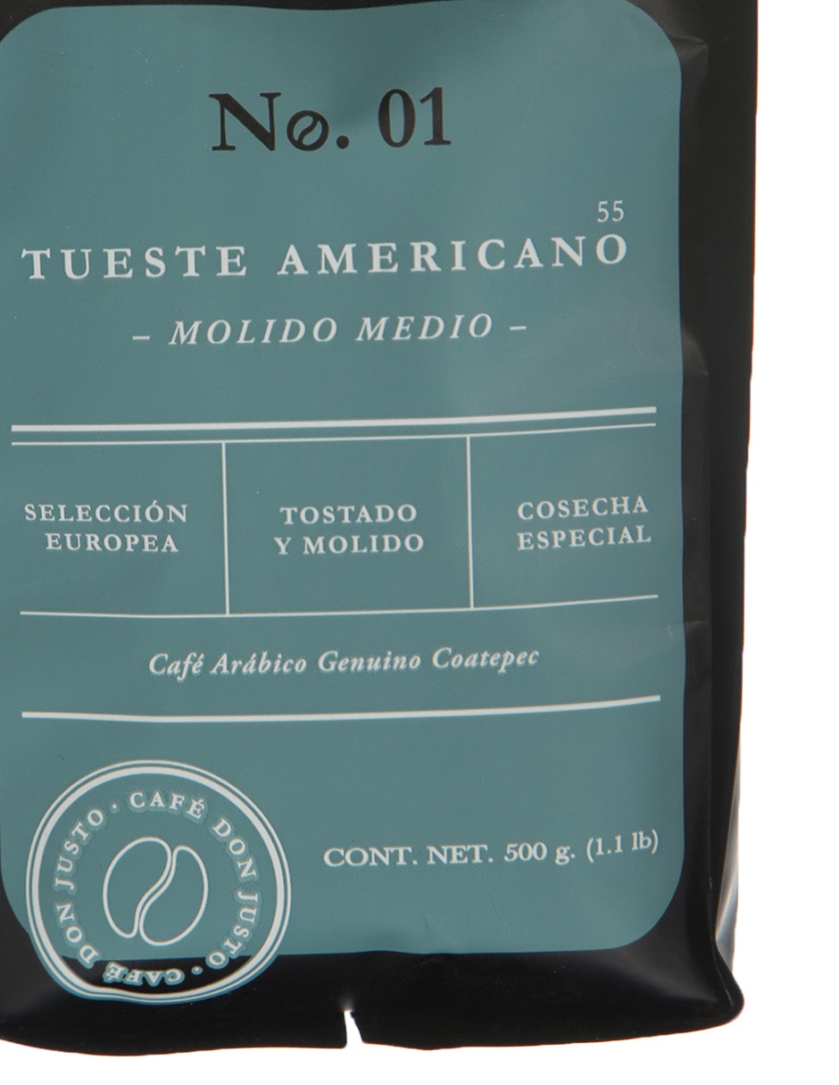 Café molido sabor natural de México No. 01 Tueste Americano 500 g 4