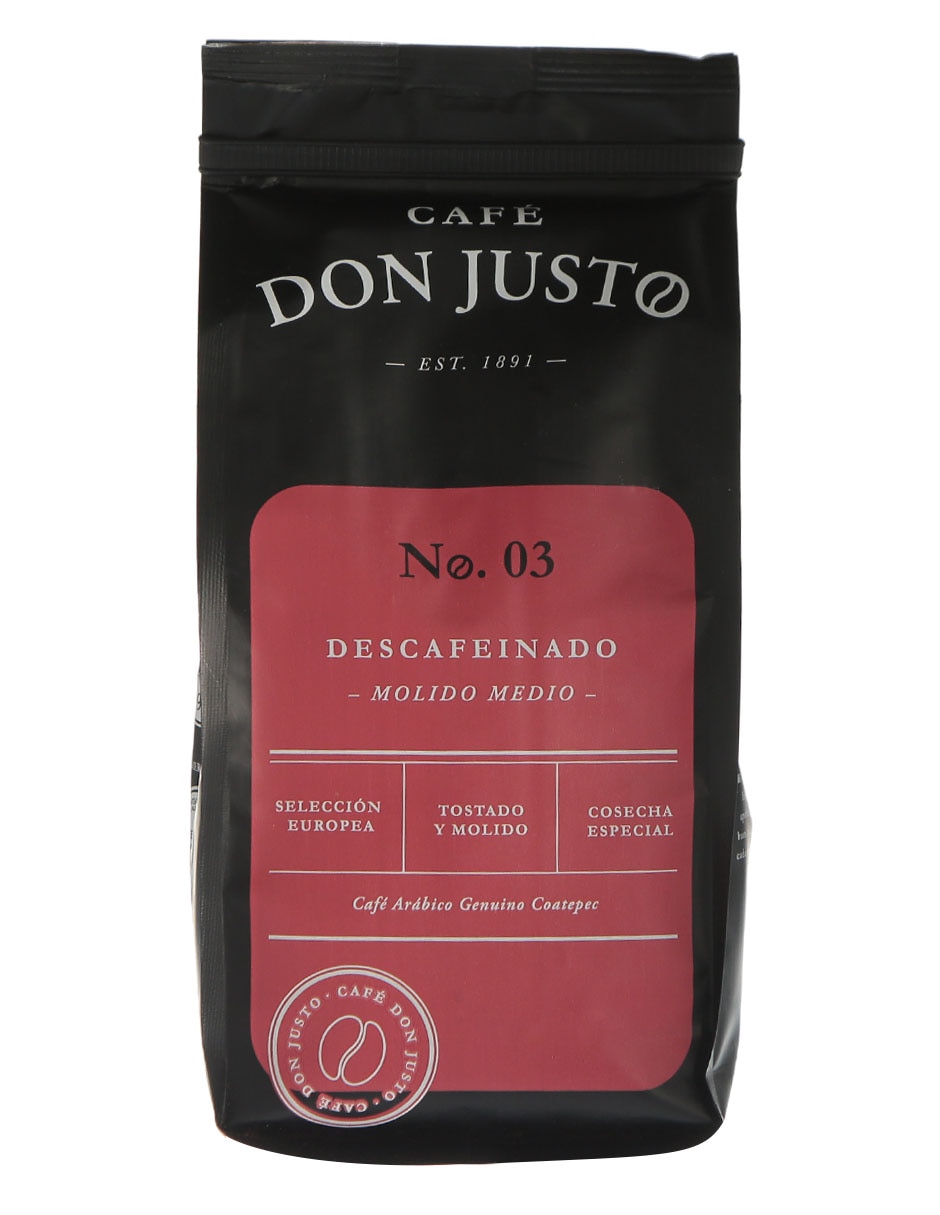 Café molido sabor natural de México No. 3 Descafeinado 500 g Café molido sabor natural de México No. 3 Descafeinado 500 g