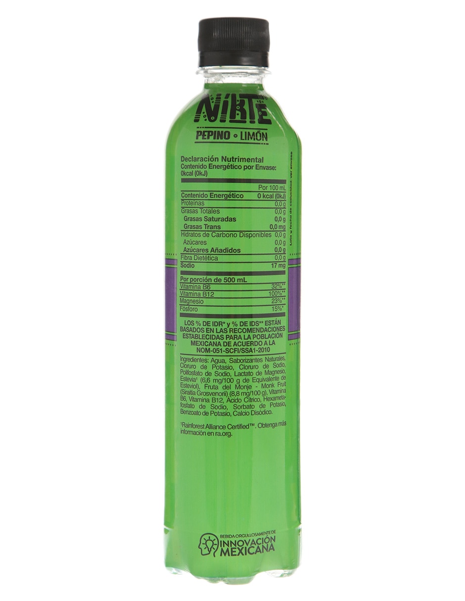 Agua natural sabor Pepino y limón 3