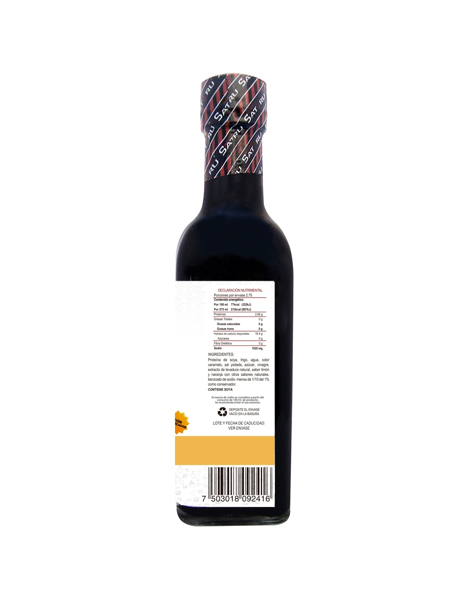 Salsa soya sabor cítricos 2