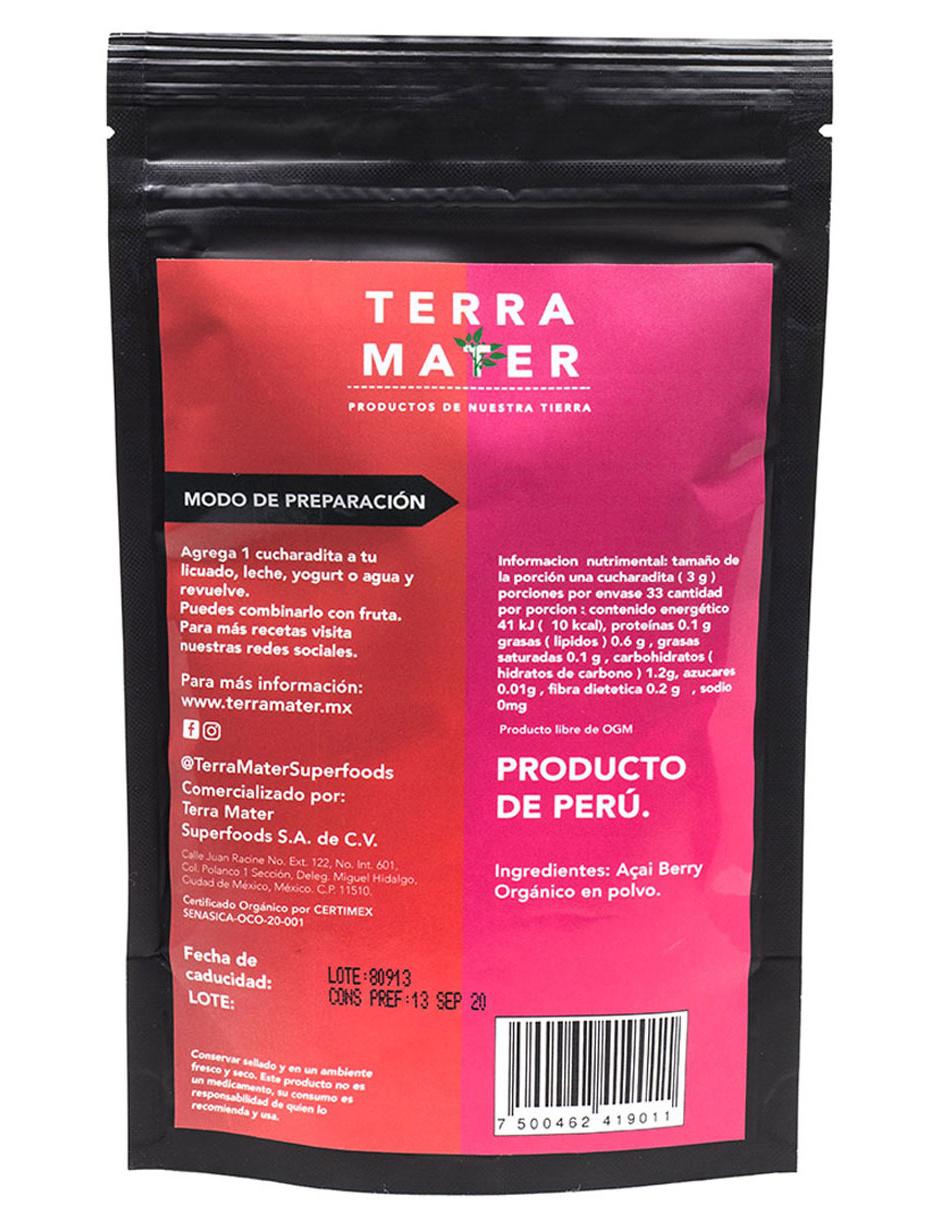Antioxidante energetizante Acai 100 g 2