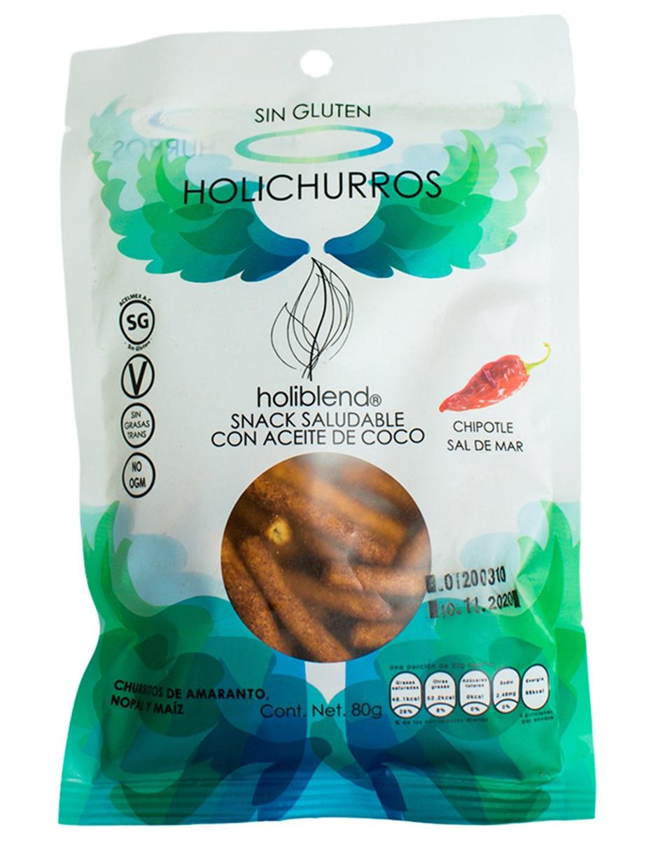 Holichurros chipotle y sal de mar 80 g