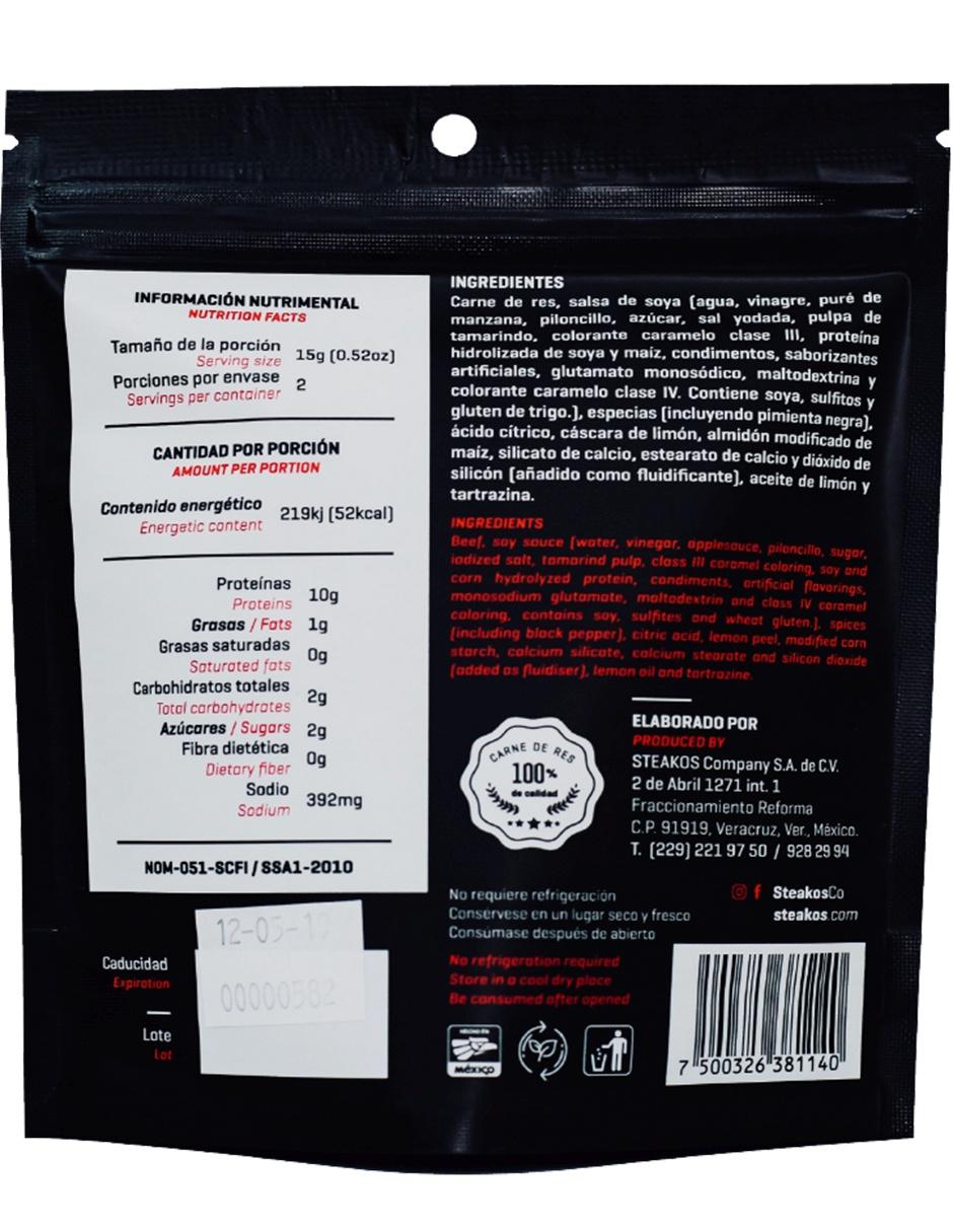 Carne seca natural 30 g 2