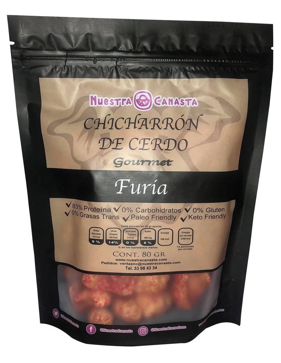 Chicharrón de cerdo Furia 80 g