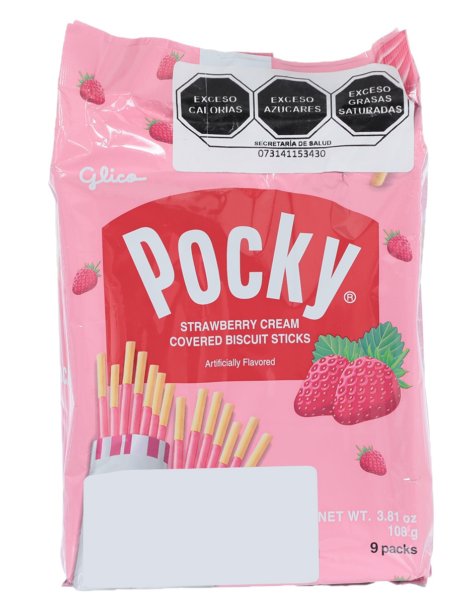 Galletas de fresa Glico