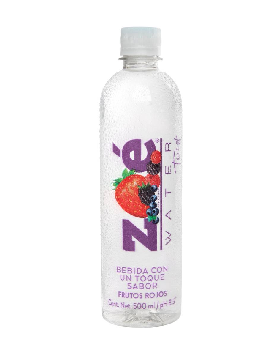 Agua alcalina sabor Frutos rojos