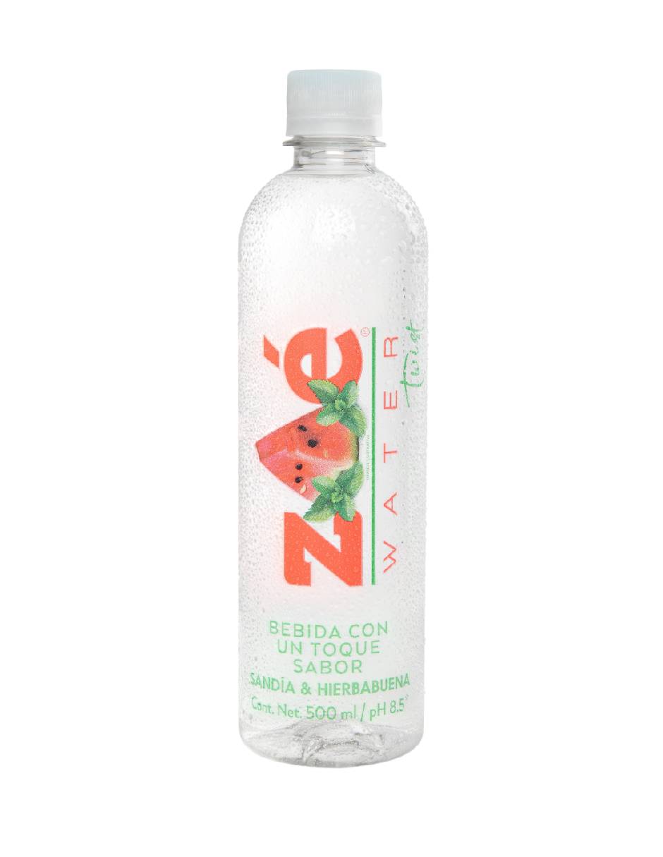 Agua alcalina sabor Sandía y hierbabuena