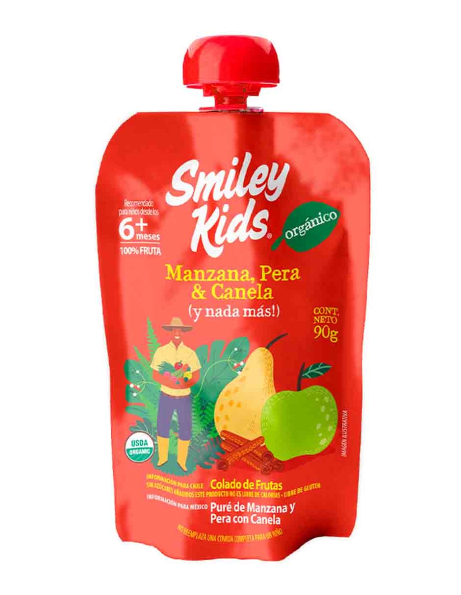Puré de manzana, pera y canela 90 g