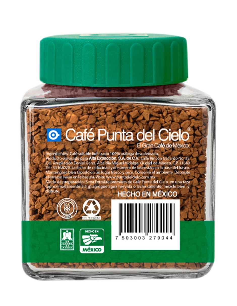 Café soluble sabor natural de México 110 g 2