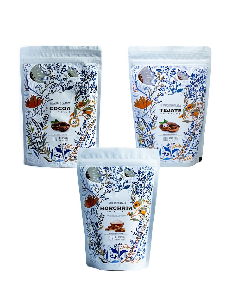 Set de 3 bebidas en polvo 320 g