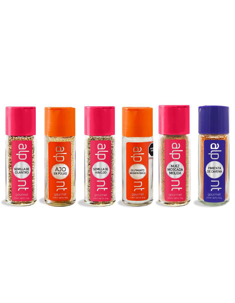 Set de 6 especias