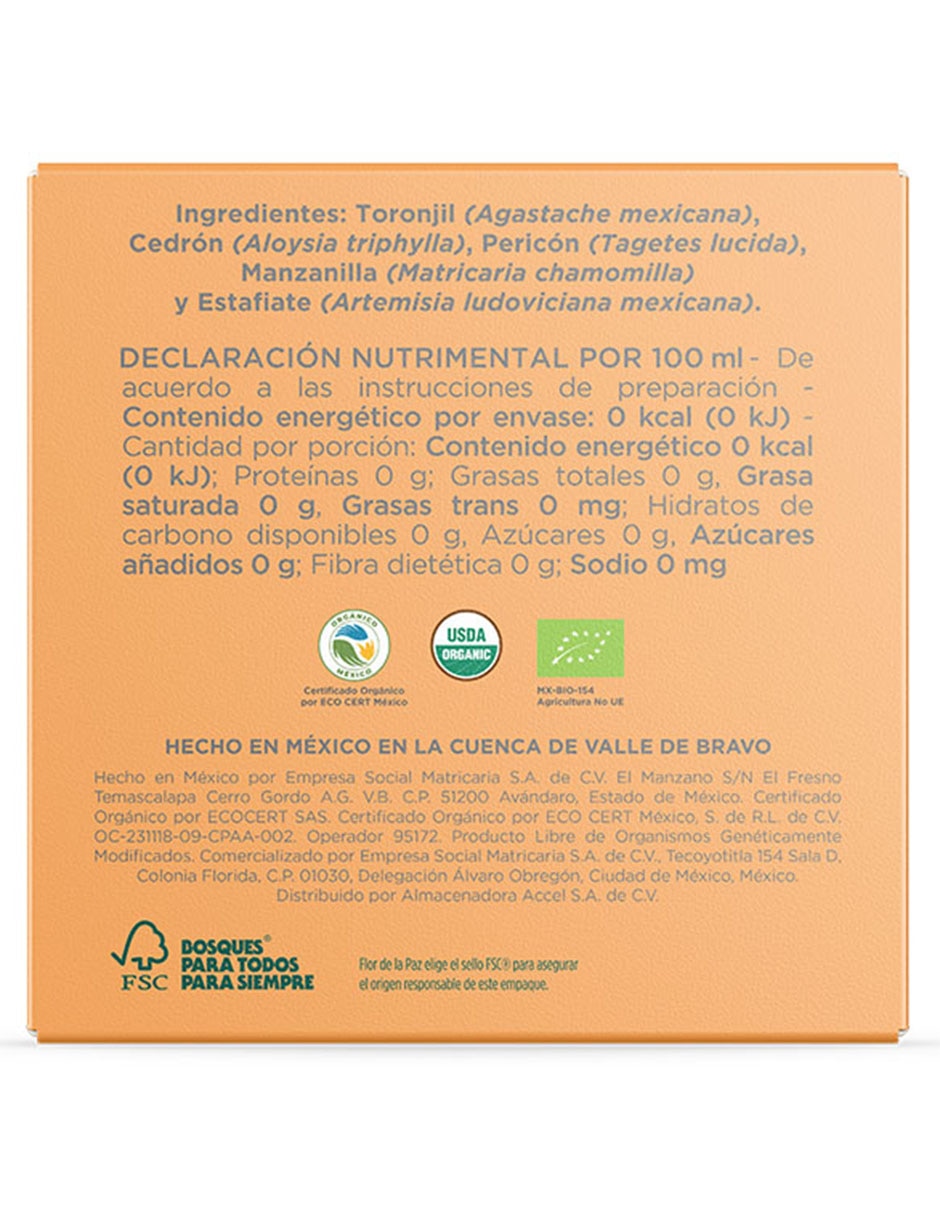 Té herbal en sachet Buen provecho 19.2 g 3