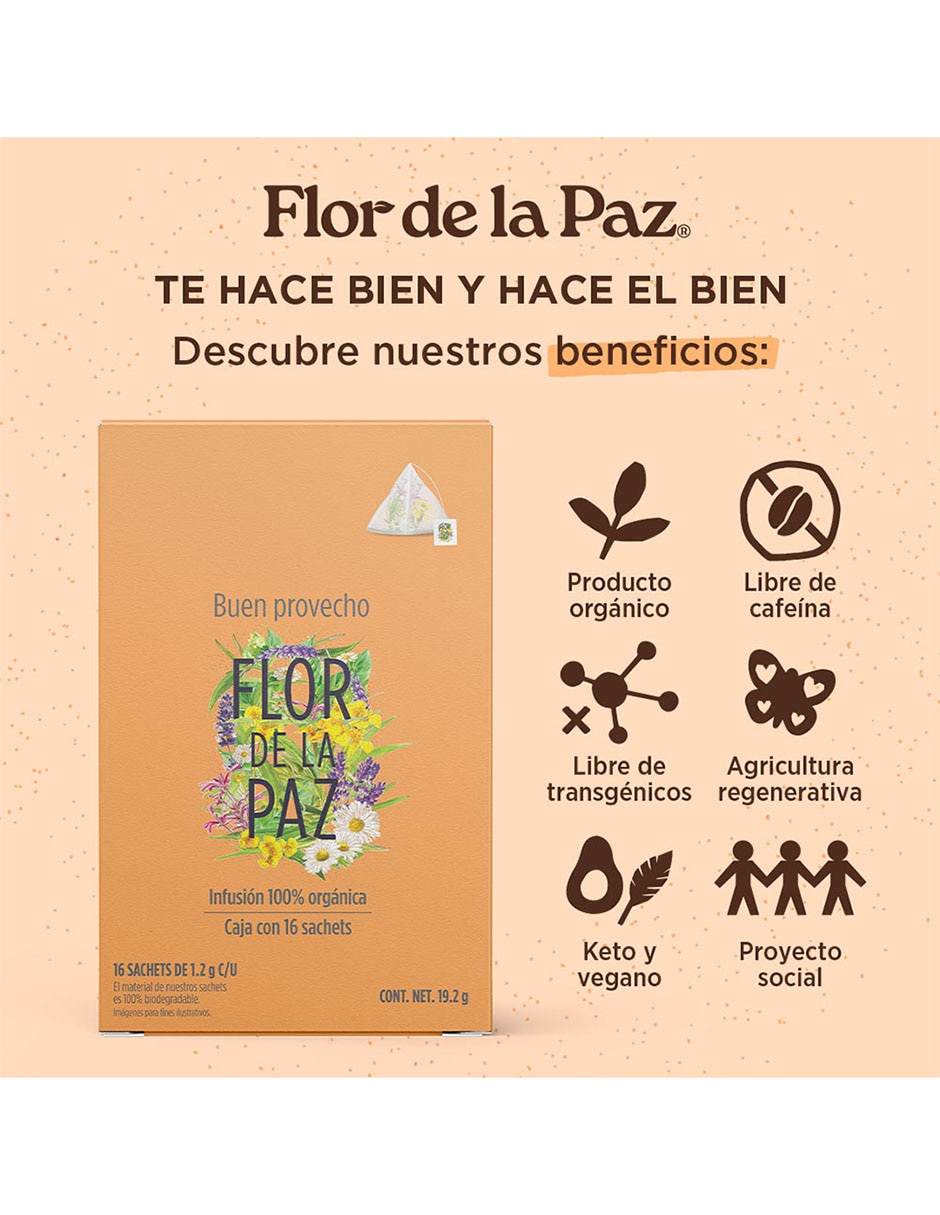 Té herbal en sachet Buen provecho 19.2 g 6