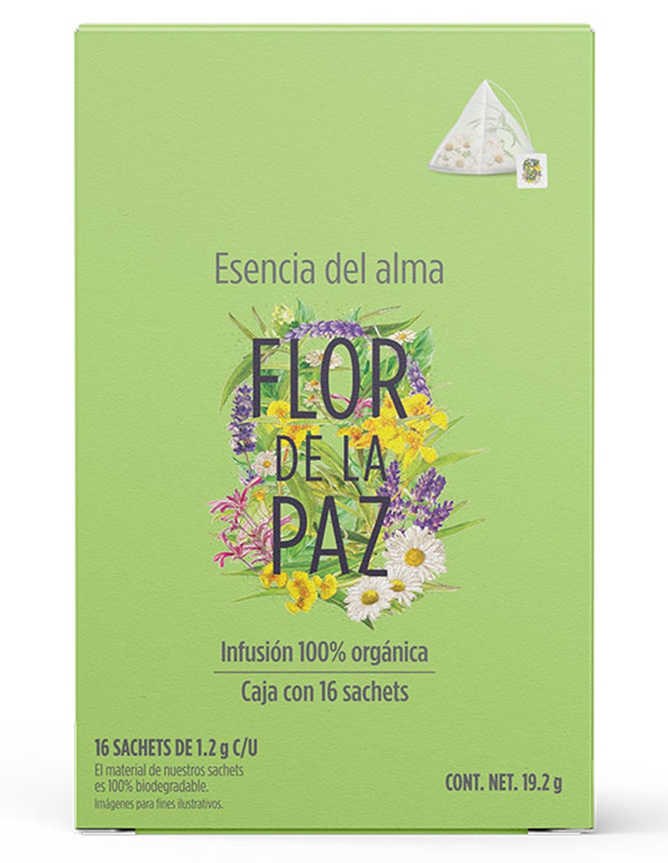Té manzanilla y menta en sachet Esencia del alma 19.2 g