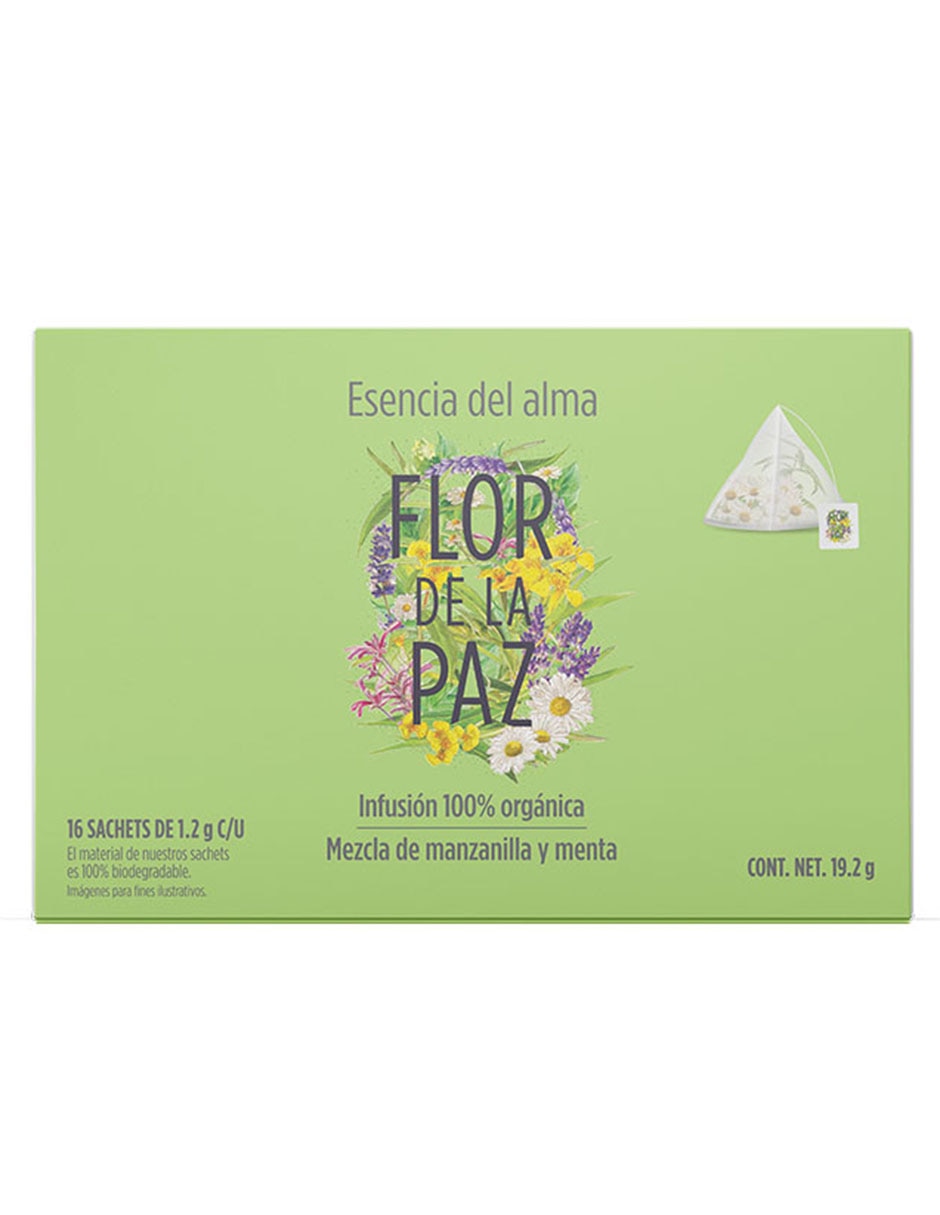 Té manzanilla y menta en sachet Esencia del alma 19.2 g 4