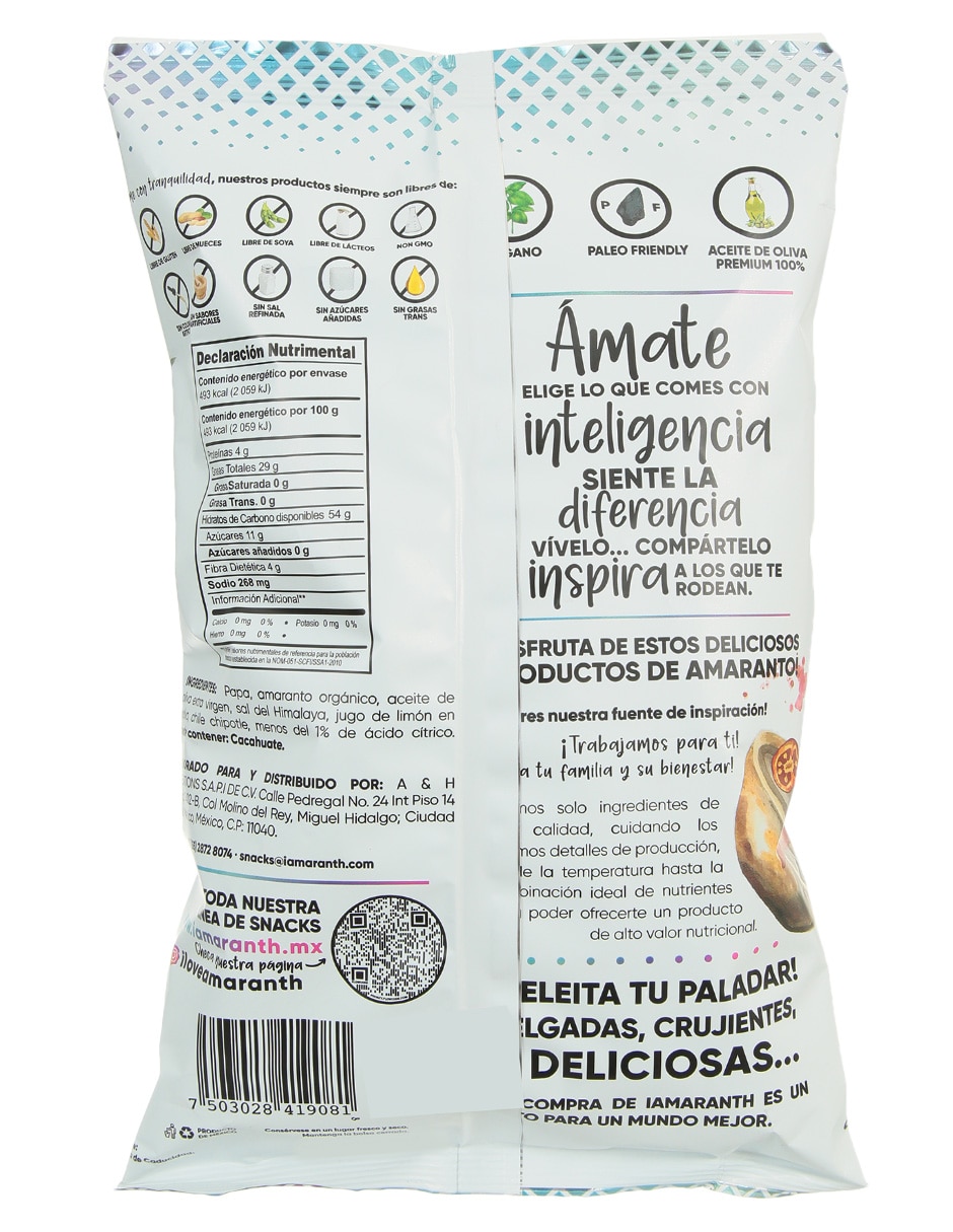 Amaranto chips 100 g 3