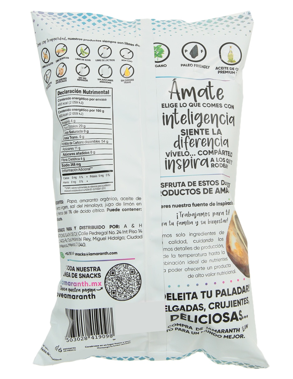 Amaranto chips 100 g 3