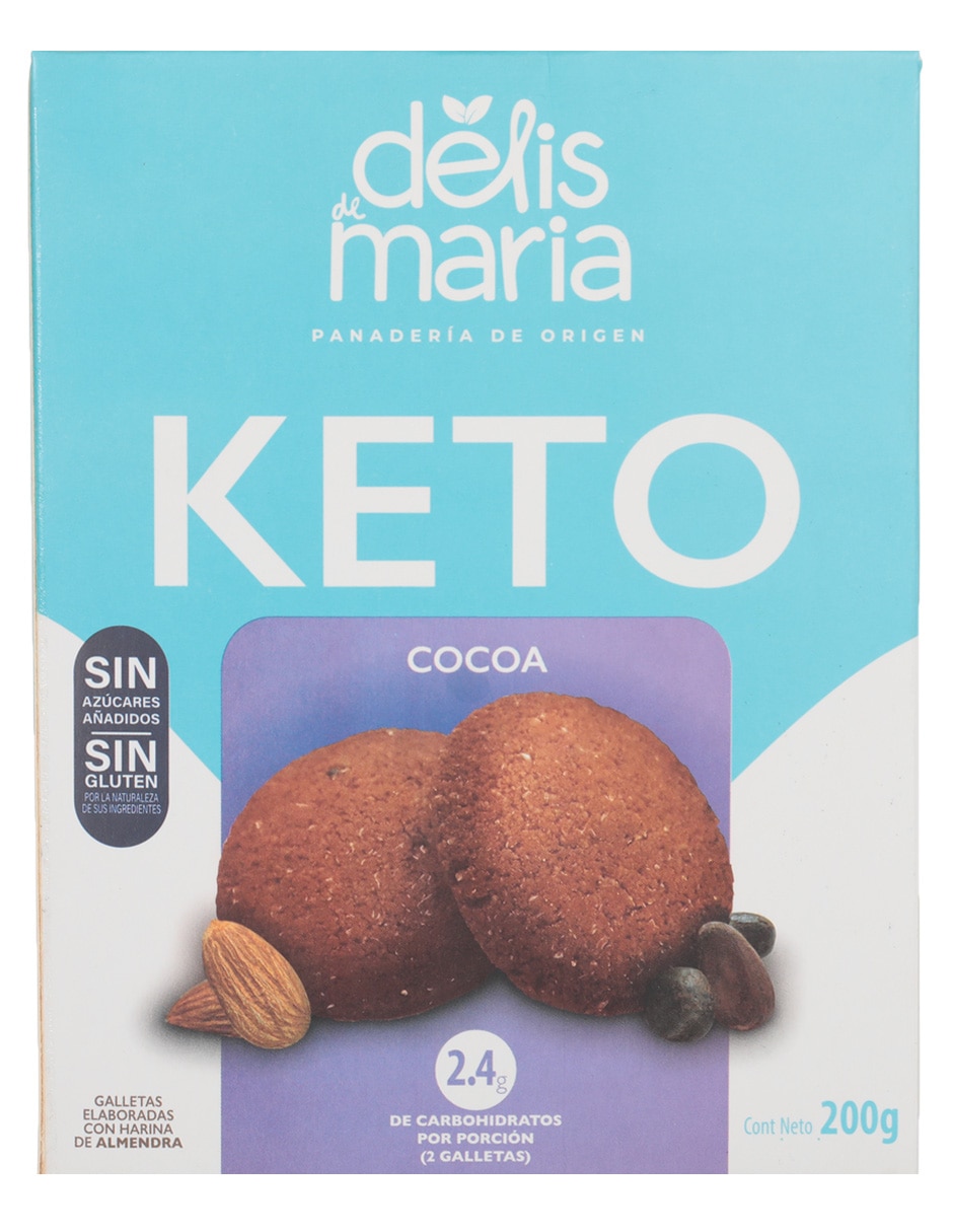 Galletas de cacao Keto