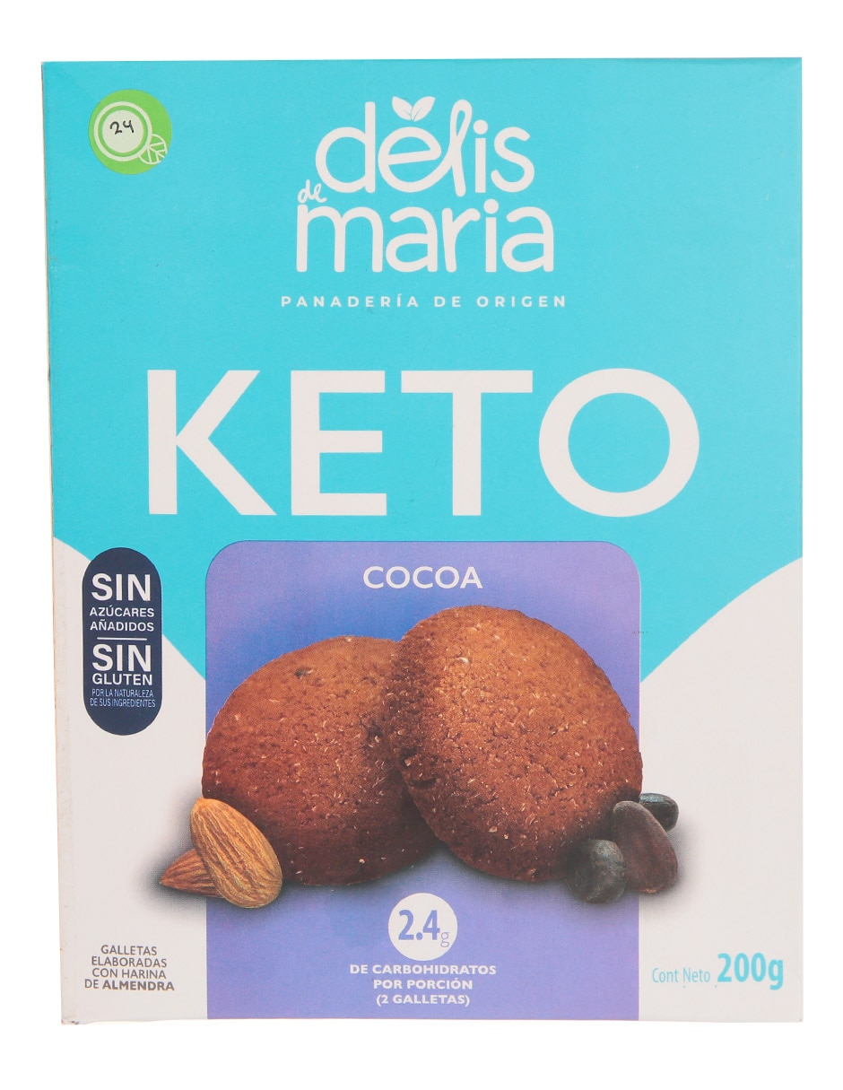 Galletas de cocoa Keto