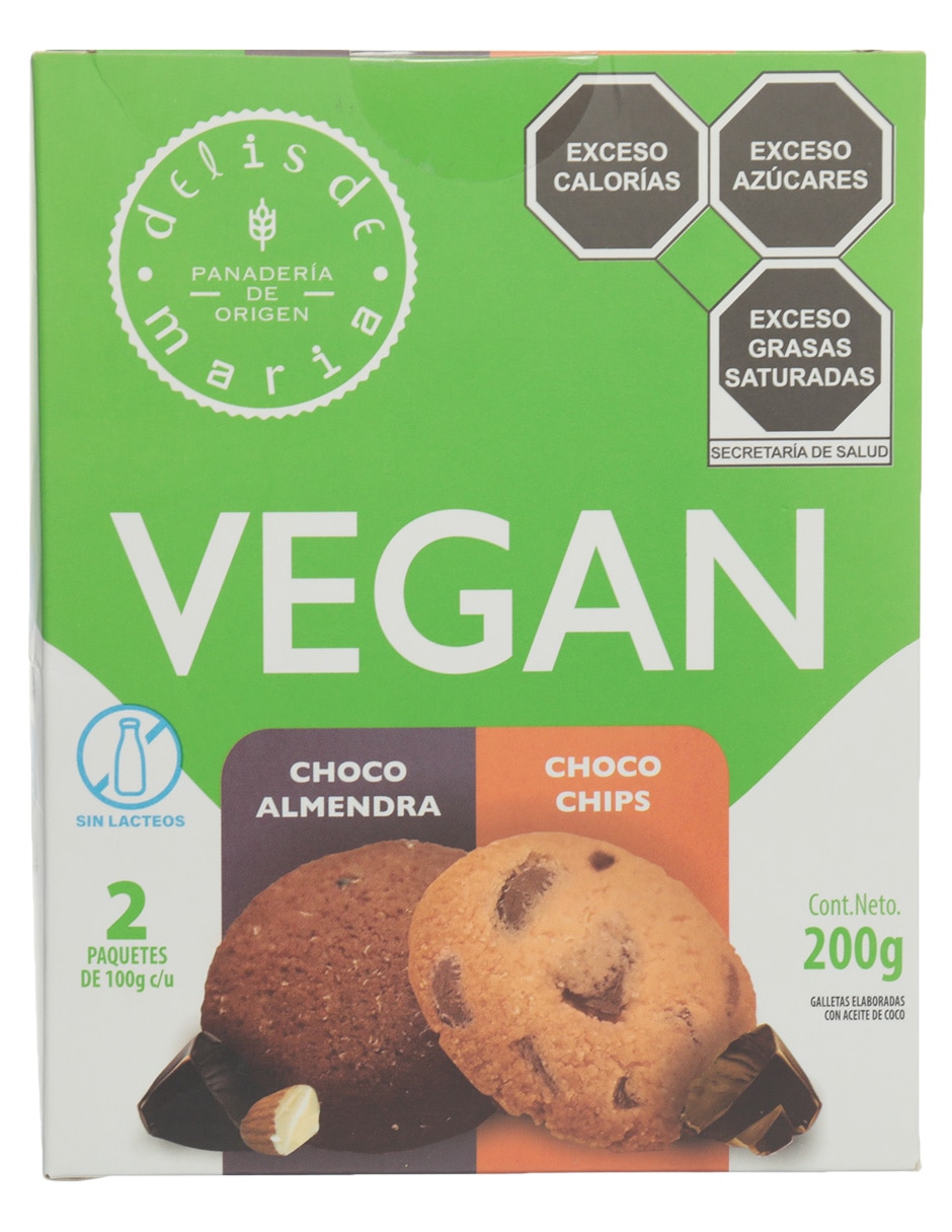Galletas de choco almendra y choco chips Vegan 2