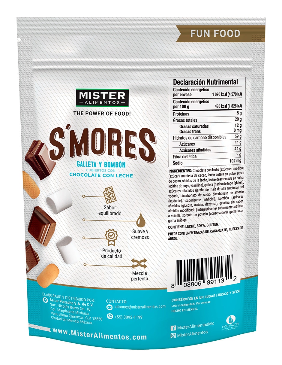 Galleta y bombón cubiertos de chocolate con leche 250 g 2