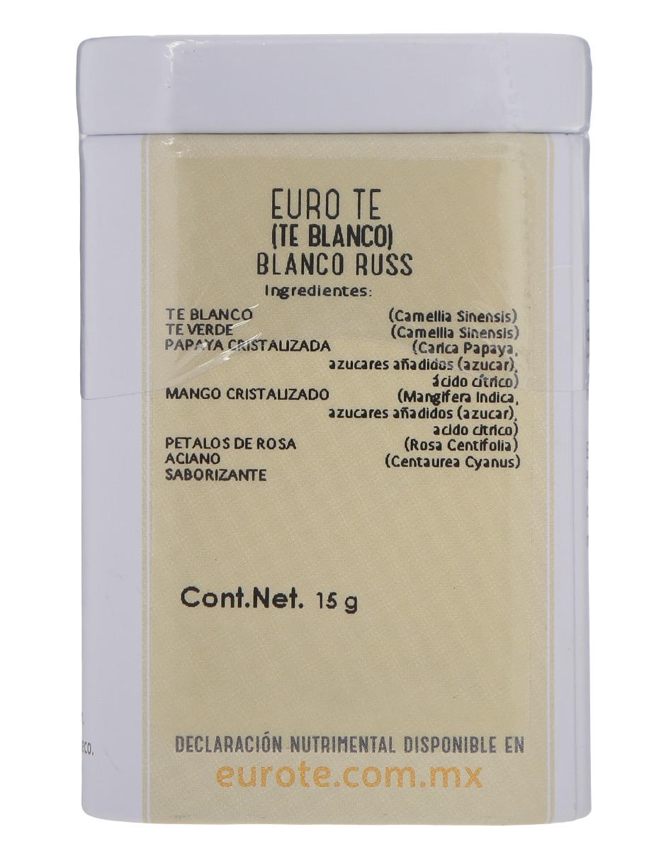 Té blanco en polvo Olivia Medina Blanco Russ 15 g 3