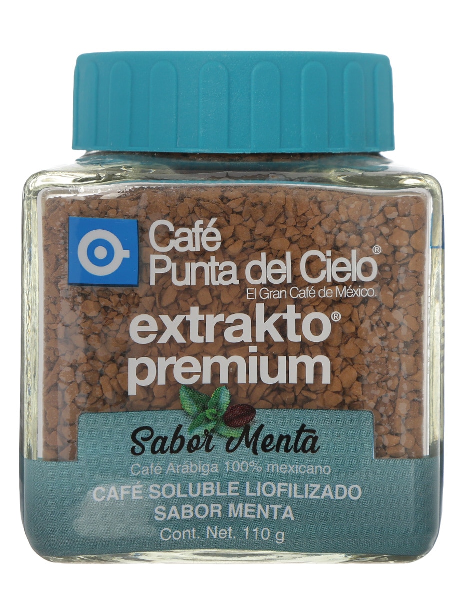 Café soluble sabor menta de México 110 g