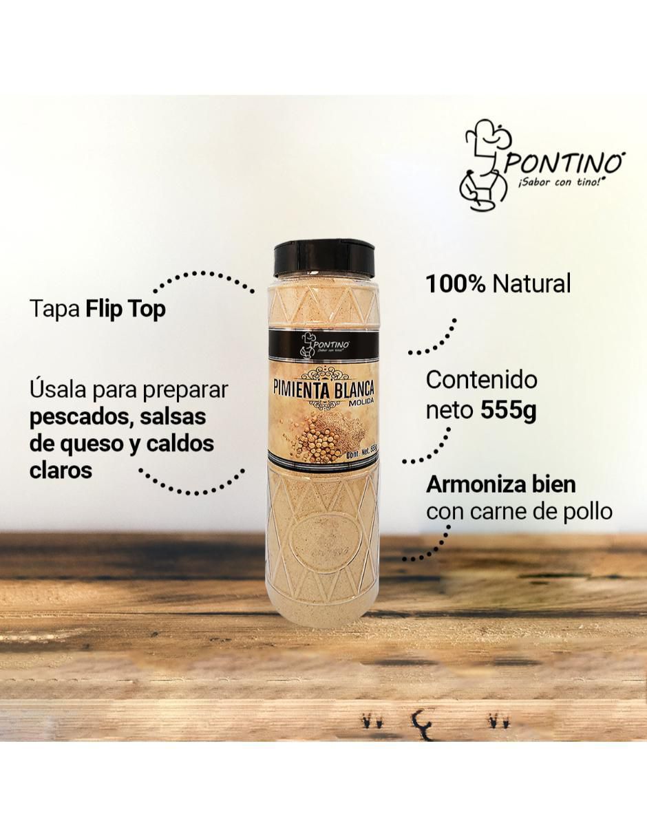 Pimienta blanca molida 555 g 2