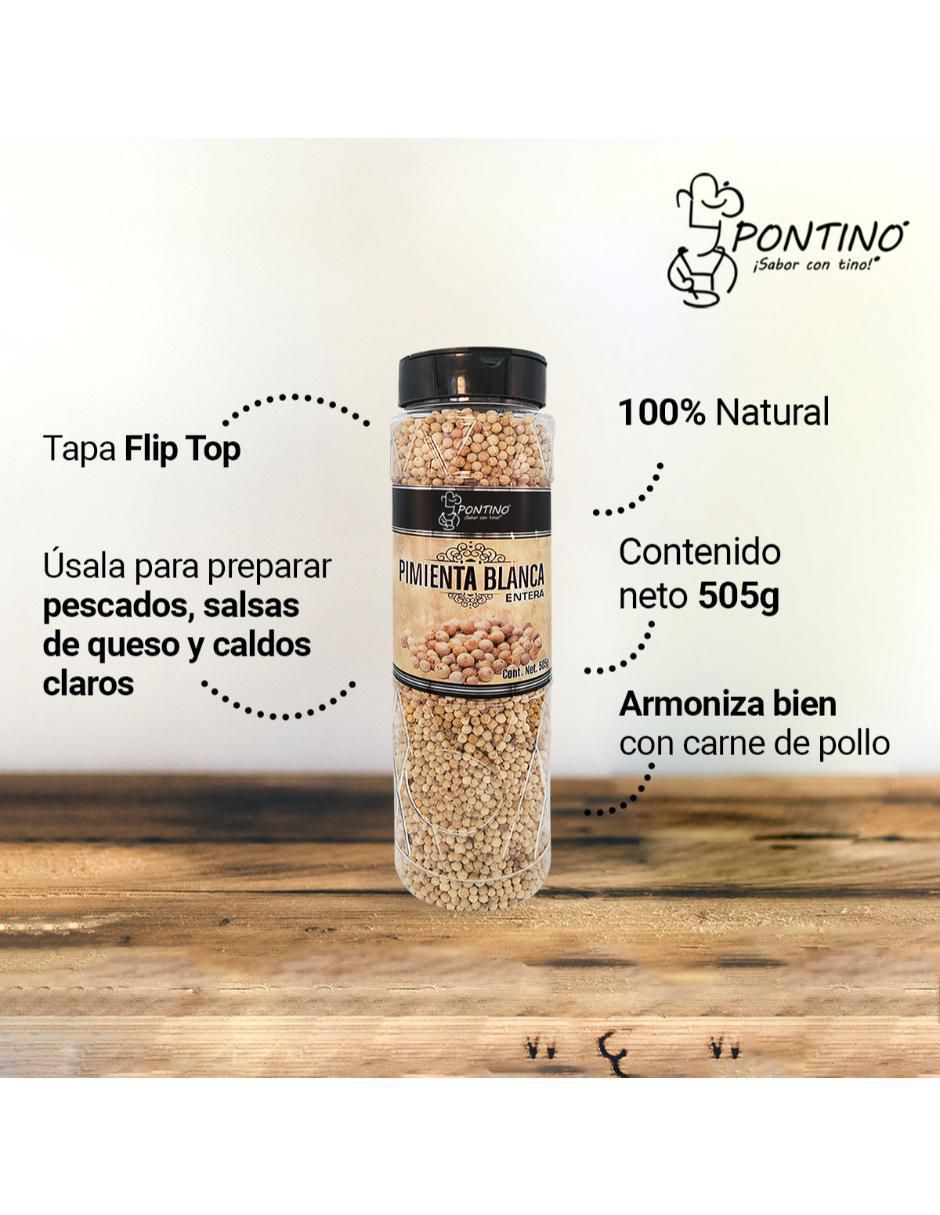 Pimienta blanca 505 g 6