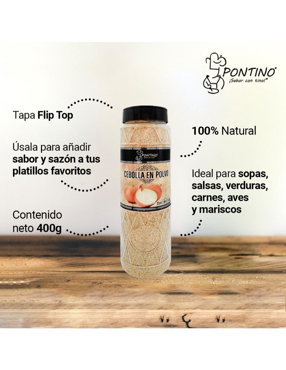 Cebolla en polvo 400 g 6