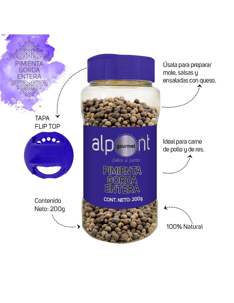 Pimienta gorda entera 200 g 6