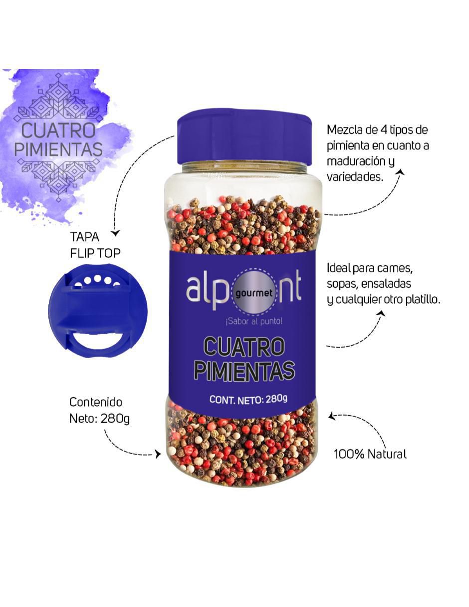 Cuatro pimientas 280 g 2